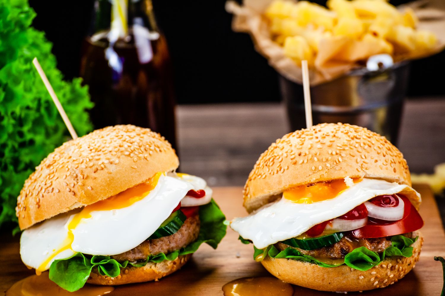 Burger and Sandwich